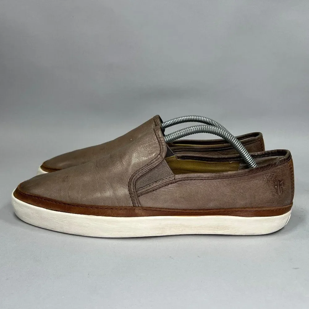 Frye Men's Size 10 Gavin Brown‎ Leather Slip On Shoes